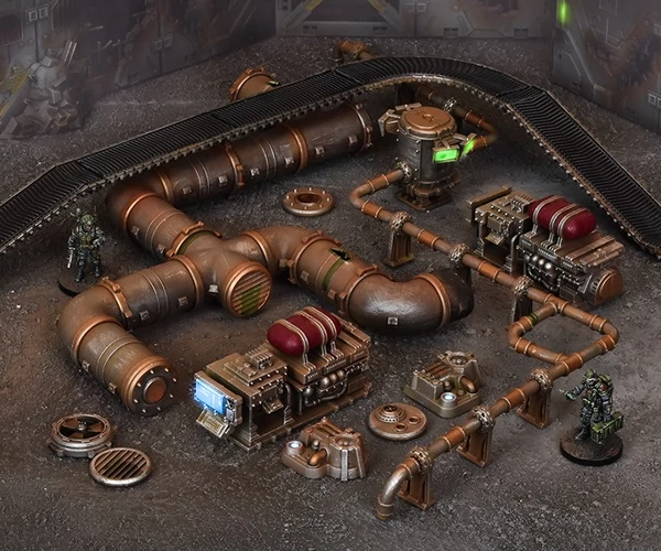 Industrial Sci Fi Wargaming Terrain