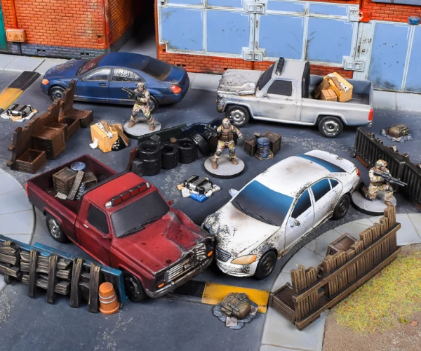 Modern Street Scatter Wargaming Terrain