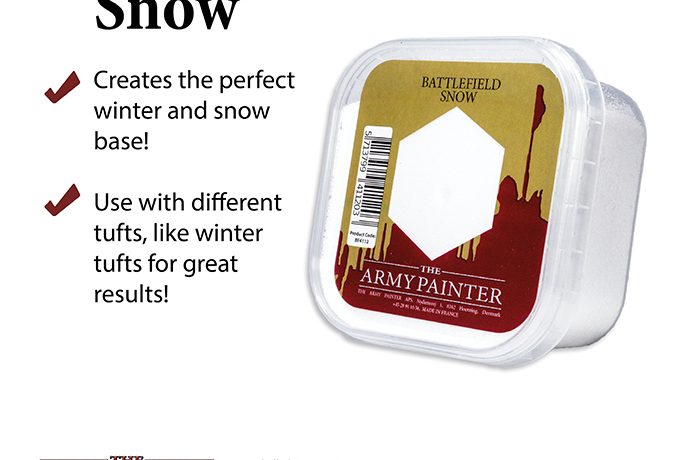 Army Painter Battlefields Snow Mantic Games