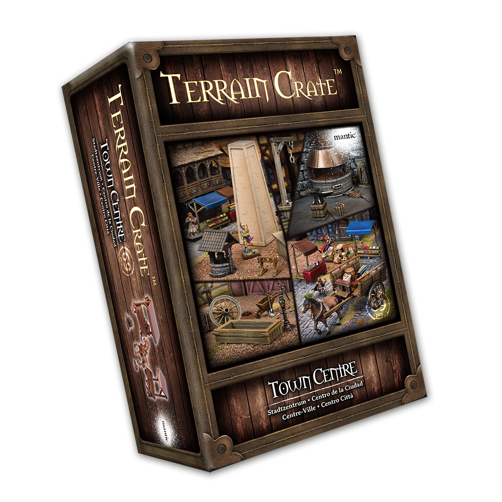 Fantasy Miniatures: Medieval Town Fantasy Miniatures: Medieval Town Colour Shot
