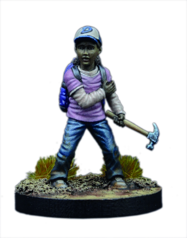 Lee and Clementine in The Walking Dead: All Out War from Mantic Games - Man...