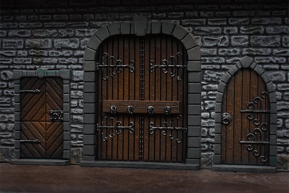 dungeons and dragons dungeon door set colour shot dungeons and dragons dungeon door set colour shot