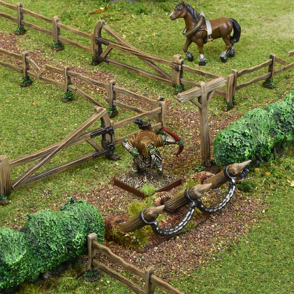 Fantasy Terrain: Fences, Barricades, and Hedges Fantasy Terrain: Fences, Barricades, and Hedges Colour Shot
