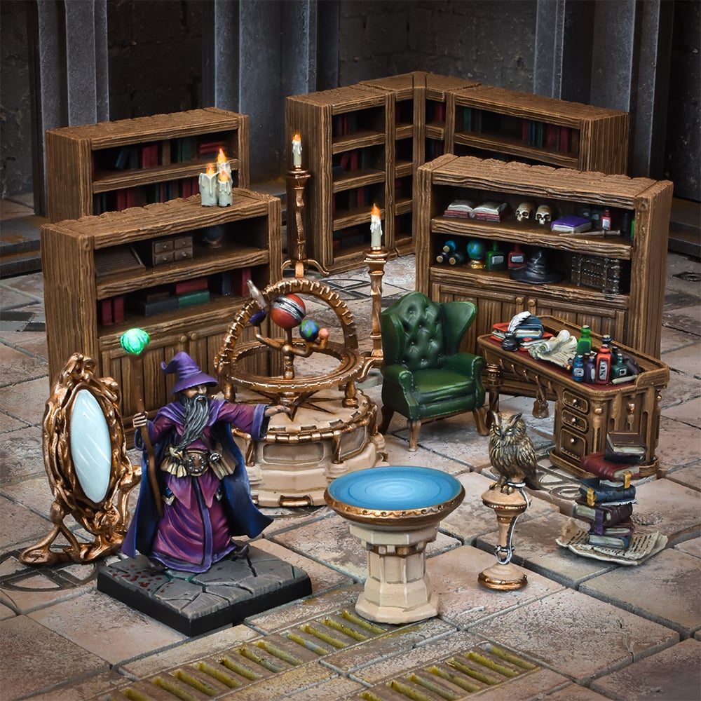 wizards study pvc dungeon terrain wizards study pvc dungeon terrain