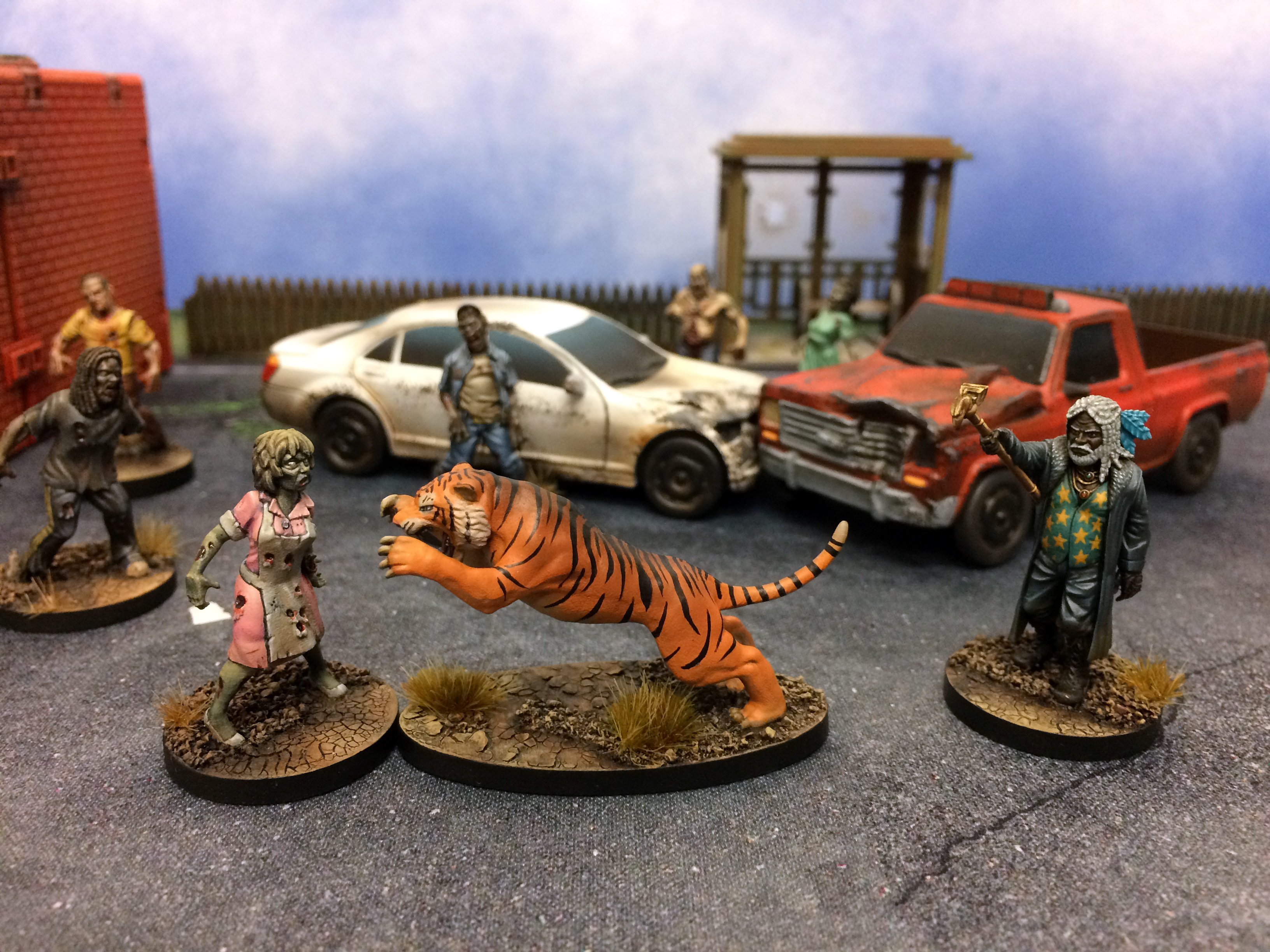 Mantic Games The Walking Dead All out War Ezekiel Booster for sale online 