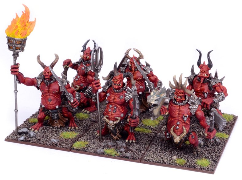 MANTIC GAMES KINGS OF WAR FORCES OF THE ABYSS MOLOCH REGIMENTS 