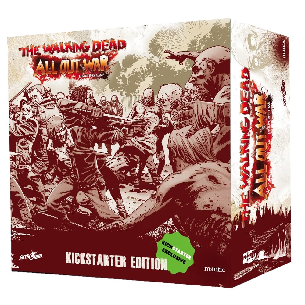 New Starter Set Core Game All Out War Miniatures Walking Dead 