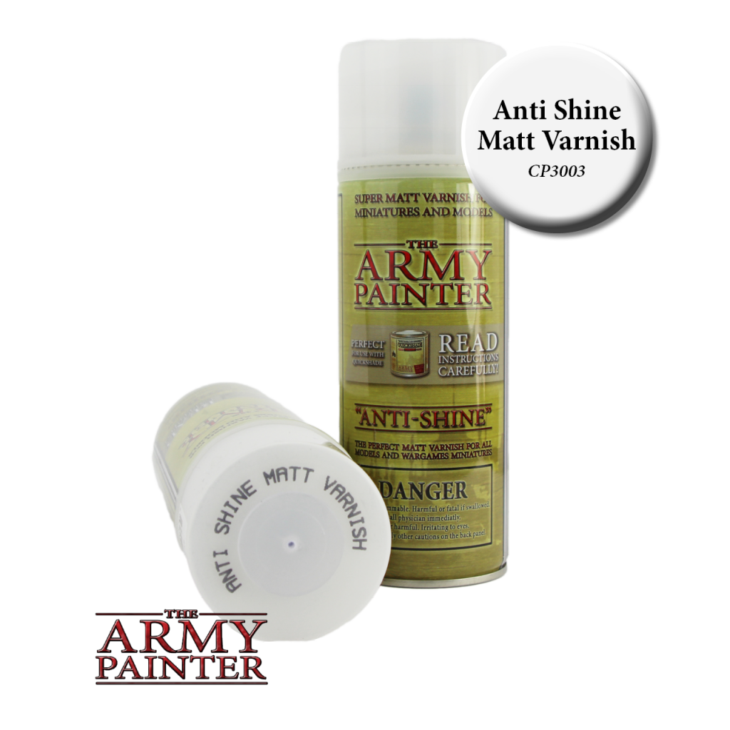 Army Painter Base Primer AntiShine Matt Varnish Army Painter Base Primer AntiShine Matt Varnish