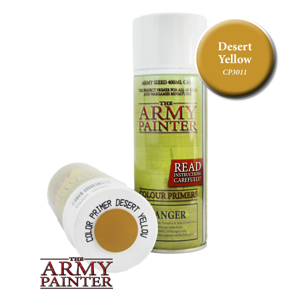 Army Painter Colour primer Desert Yellow Gallery Image 1