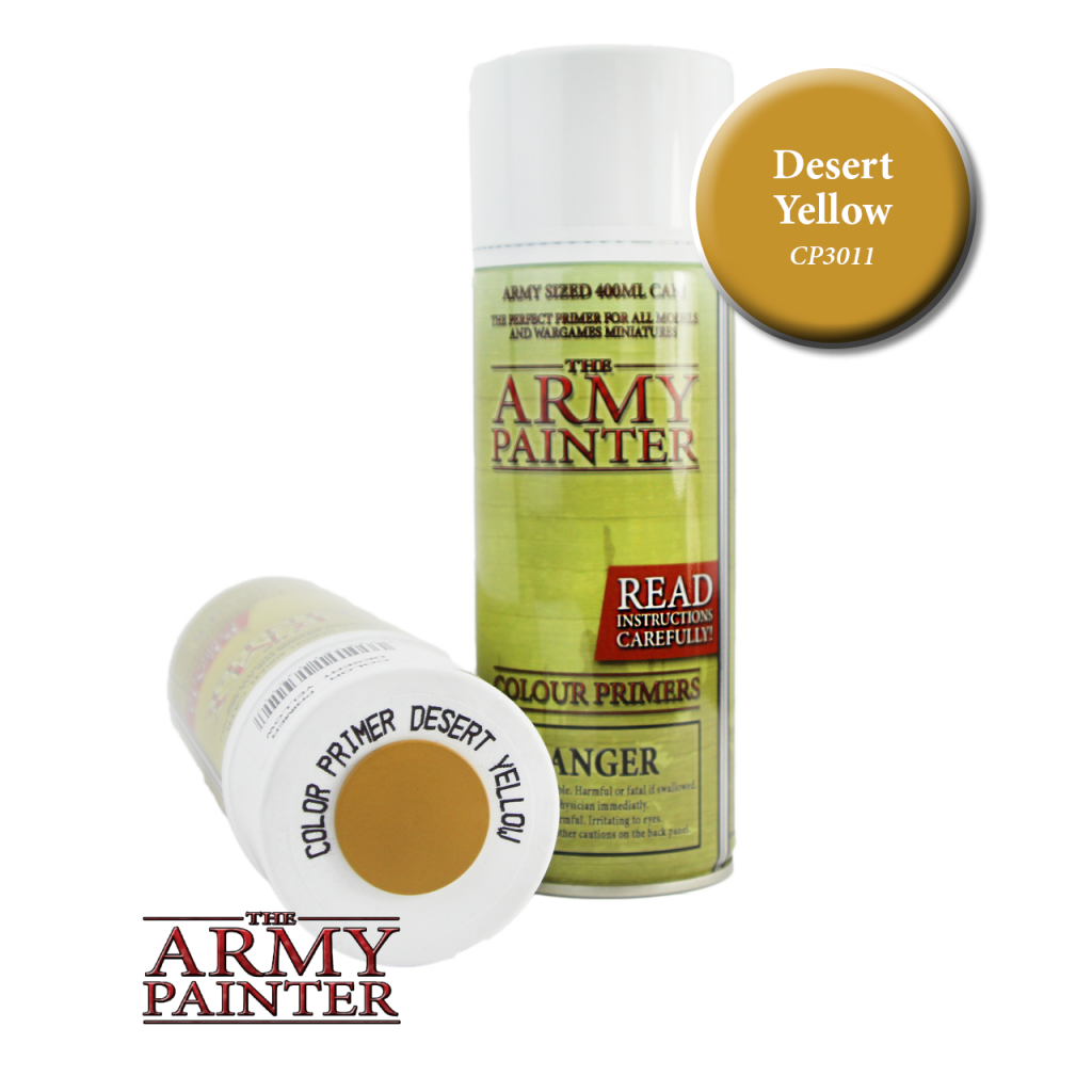 Army Painter Colour primer Desert Yellow Army Painter Colour primer Desert Yellow
