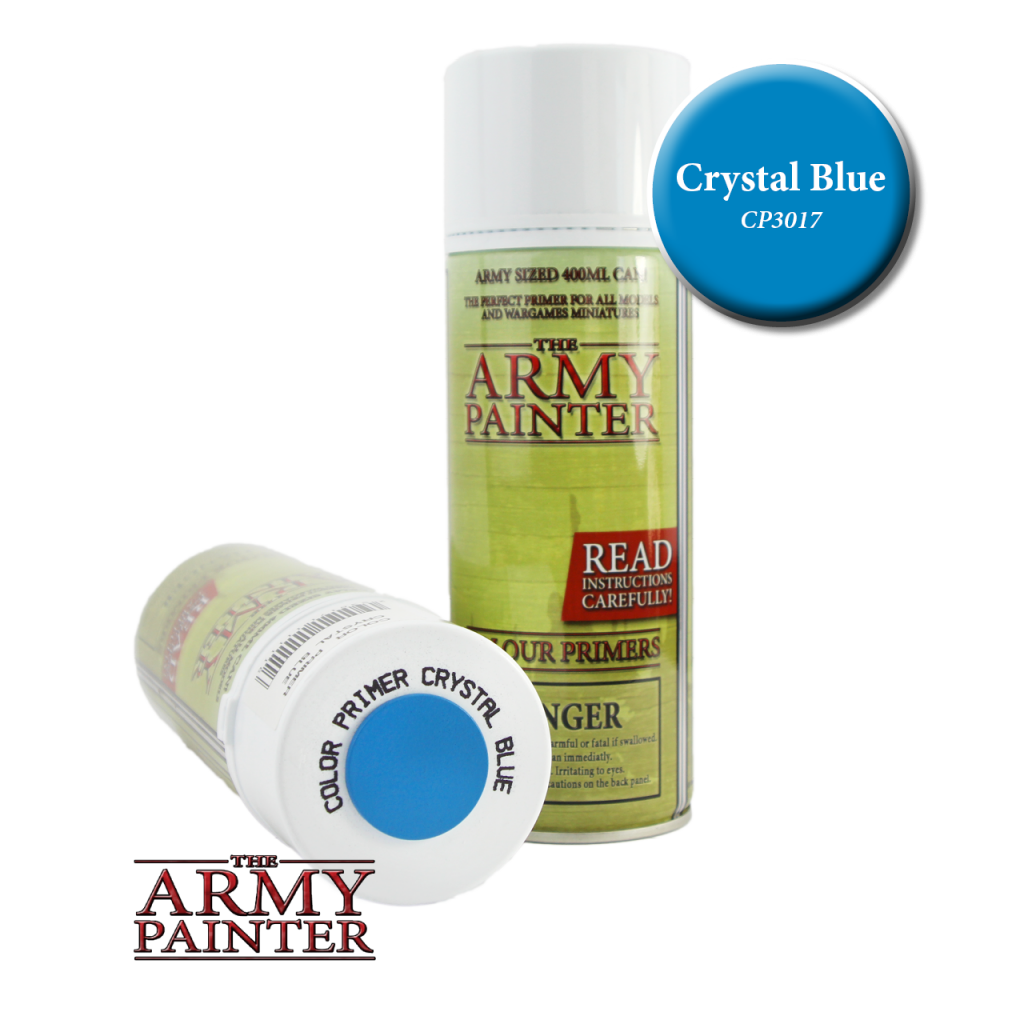 Army Painter Colour Primer Crystal Blue Army Painter Colour Primer Crystal Blue