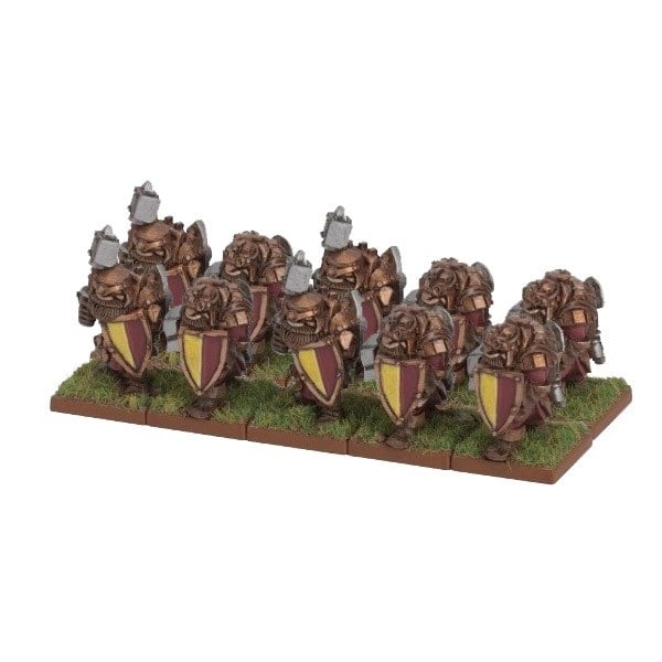 Warhammer Regiment Dwarf Shield Breakers Sprues Kings of War Mantic Games 