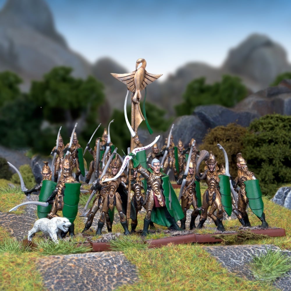 Elf Silverbreeze Cavalry Troop Mantic Games Kings of War