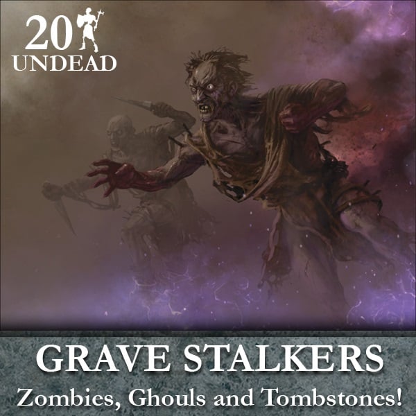 Undead Gravestalker Deal (20 figures & tombstones)