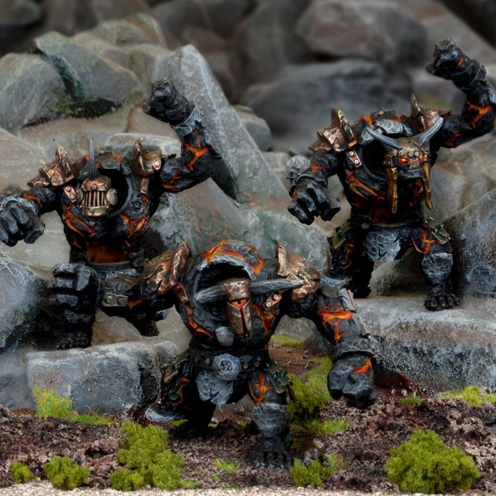 Abyssal Dwarf Lesser Obsidian Golems Gallery Image 1