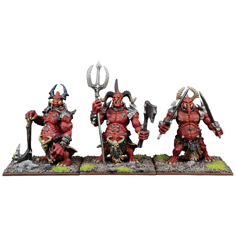 KINGS OF WAR FORCES OF THE ABYSS MOLOCH REGIMENTS MANTIC GAMES 