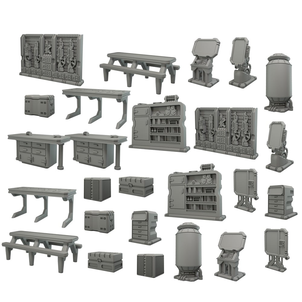 Sci-Fi Terrain: Furniture