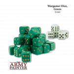 Army Painter Wargaming Dice Green with White