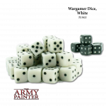 Army Painter Wargaming Dice White with Black