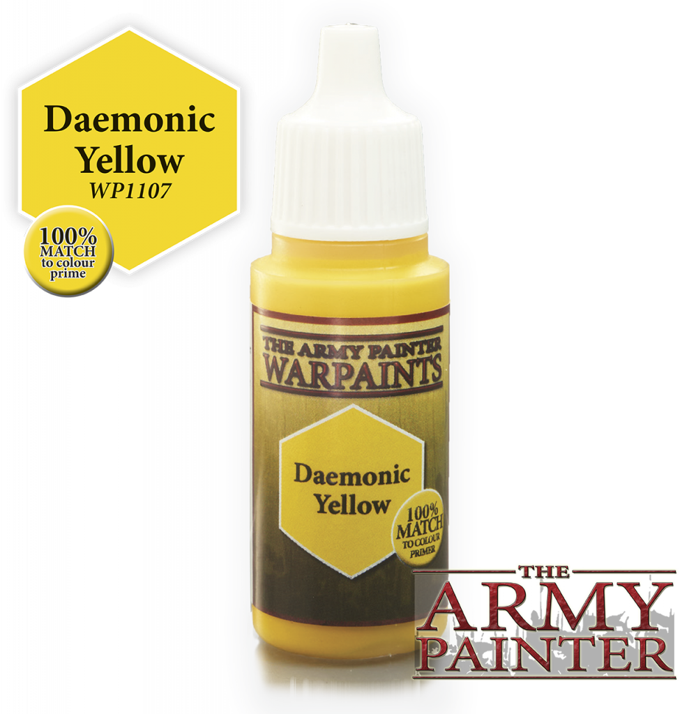 Army Painter Warpaints Daemonic Yellow Army Painter Warpaints Daemonic Yellow
