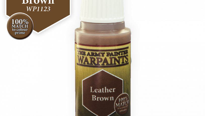 leather brown army painter
