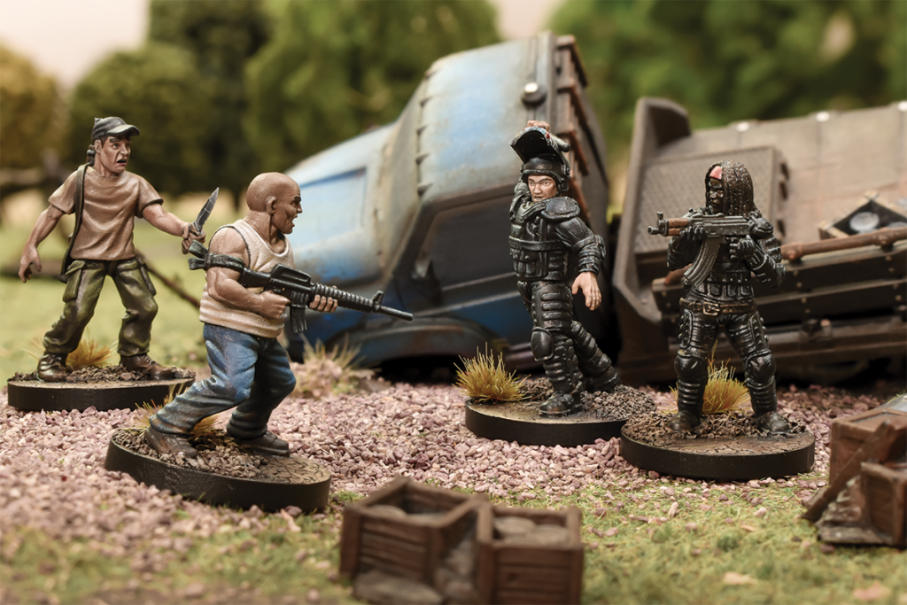 Walking Dead 28mm proxy in miniatura dell'Uomo Cthulhu INVESTIGATORE 