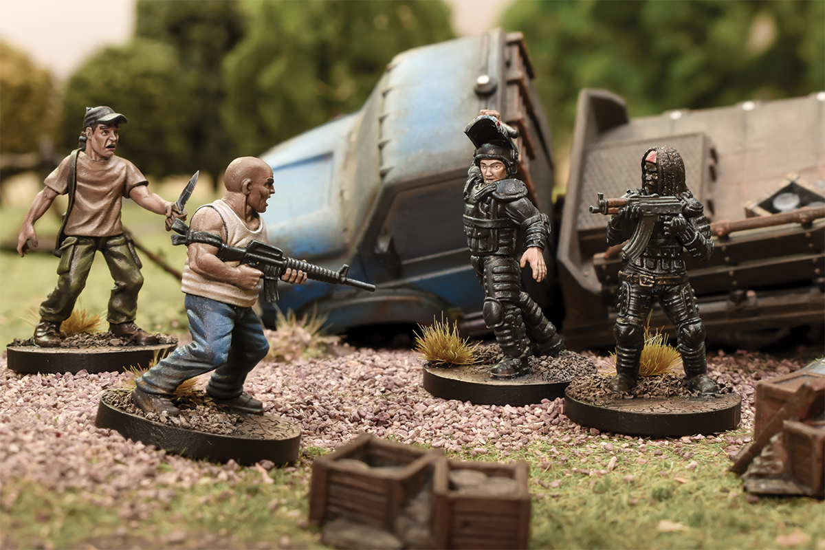 twd call to arms glenn and michonne fight over crashed supply truck feature shot web twd call to arms glenn and michonne fight over crashed supply truck feature shot web