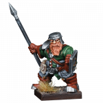 van dwarf reinforcements levy with spear isolated web