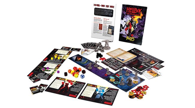 Mantic Games Hellboy Rana enjambres púrpura 396 X 5. 