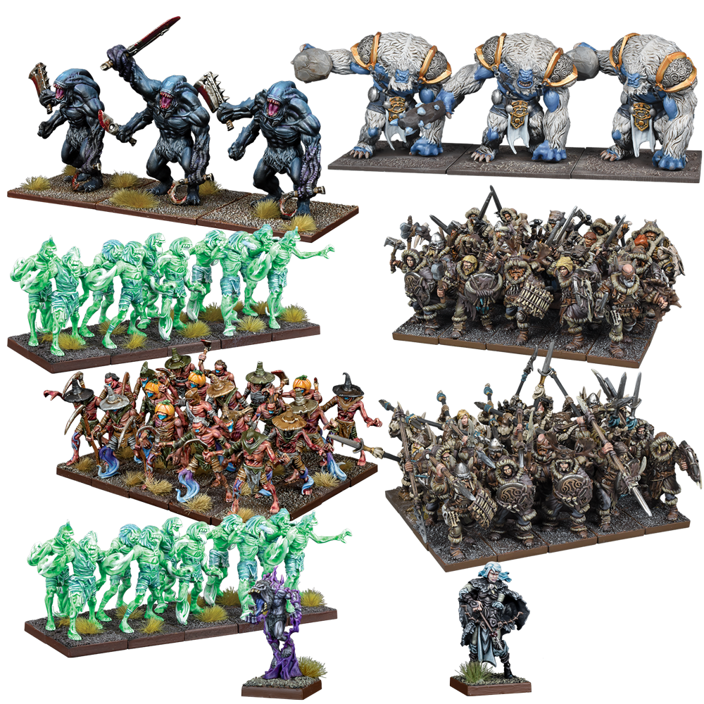 Le ombre del Nord Kings of War 2-Player Starter Set mgkwm 102 