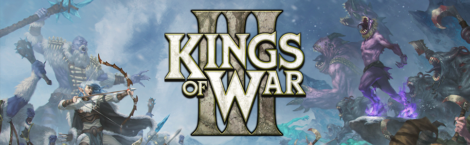 Kings of War 3rd Edition Hardcover Rulebook Slight Damage 
