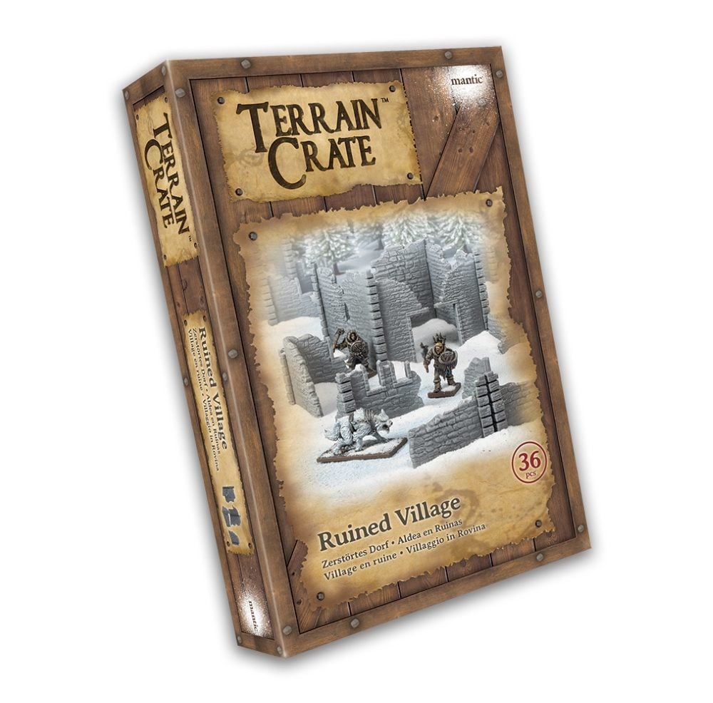 ruined village box mockup ruined village box mockup