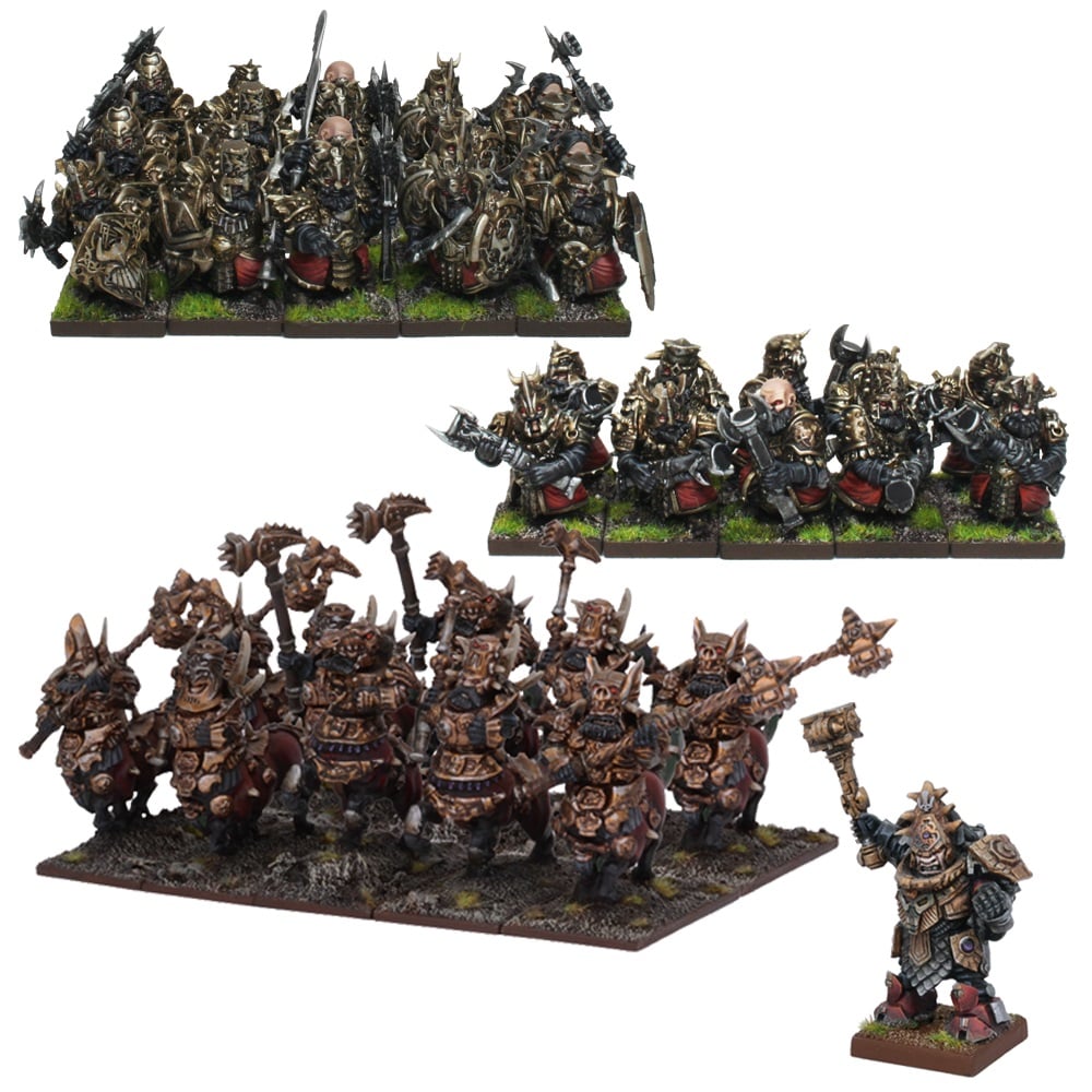 Ogres and more Abyssal Dwarf Elves Kings of War: Blister packs 