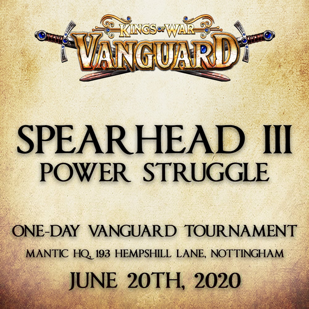 SPEARHEAD III VANGUARD TOURNAMENT SPEARHEAD III VANGUARD TOURNAMENT