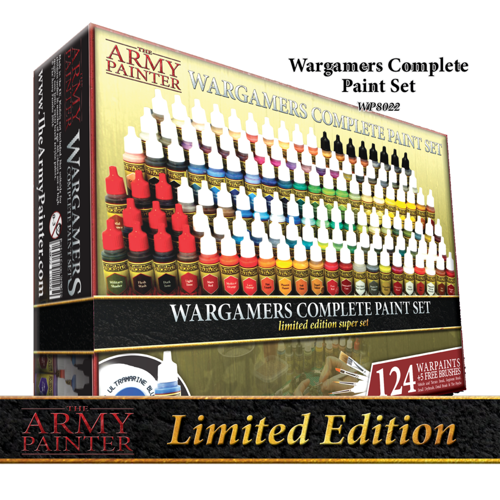 Complete Paint Set: 124 warpaints + 5 brushes - The Army Painter