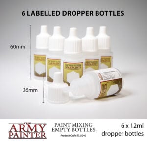 Army Painter Paint Mixing Empty Bottles (2019)
