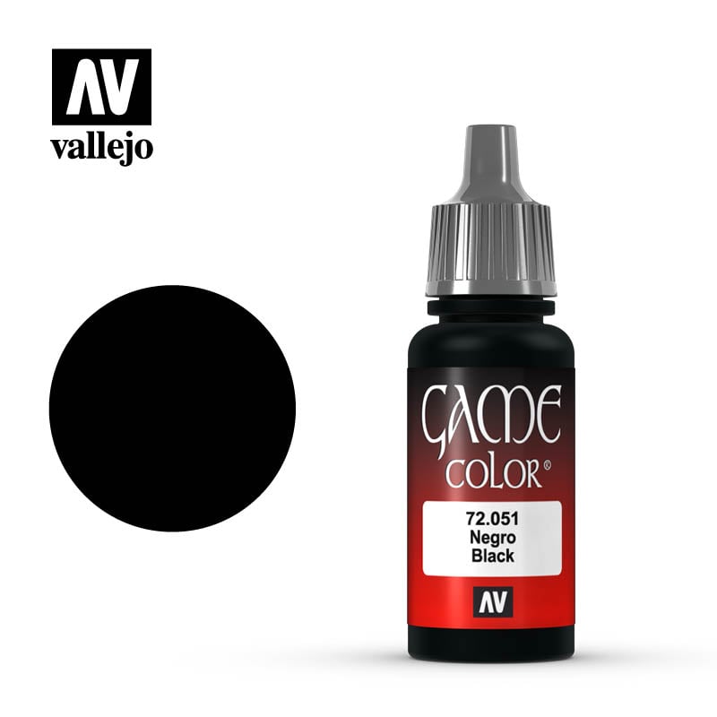 Vallejo Game Color Black Vallejo Game Color Black