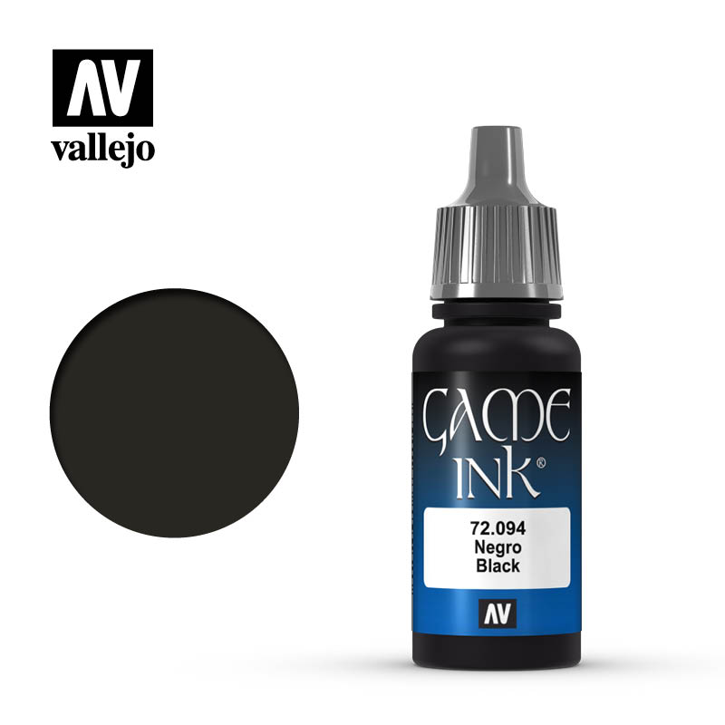 Vallejo Game Ink Inky Black Vallejo Game Ink Inky Black