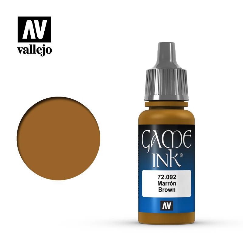 Vallejo Game Ink Inky Brown Vallejo Game Ink Inky Brown