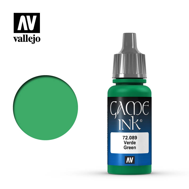 Vallejo Game Ink Inky Green Vallejo Game Ink Inky Green