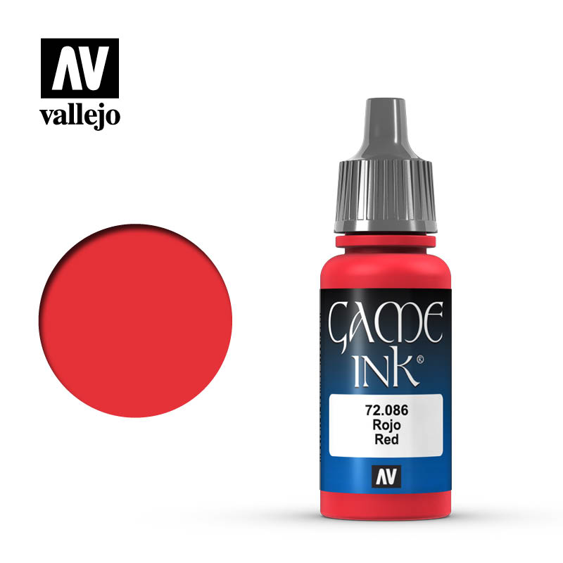 Vallejo Game Ink Inky Red Vallejo Game Ink Inky Red