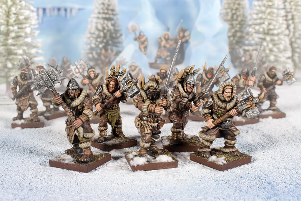 Northern Alliance Clansmen Regiment with Two-Handed Weapons
