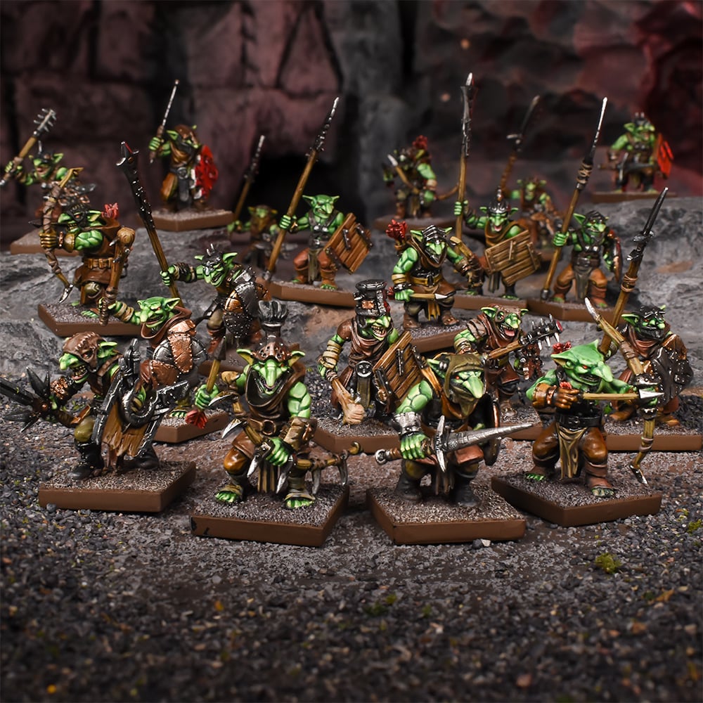 Goblin Miniatures: Sharpsticks / Spitters / Rabble Goblin Miniatures: Sharpsticks / Spitters / Rabble Colour Shot