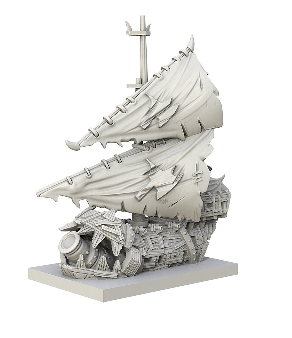Orc Bombboat Render Orc Bombboat Render