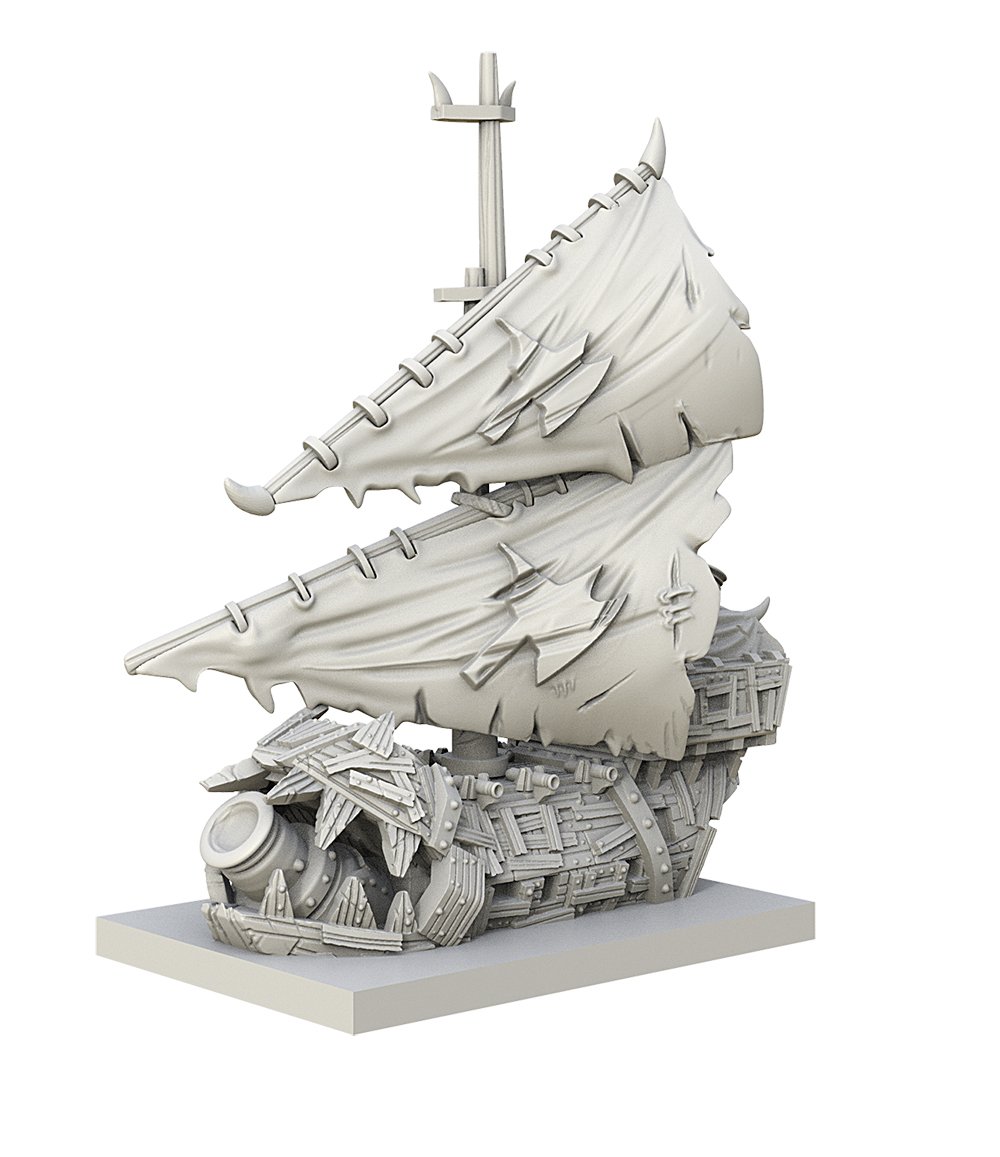 Orc Bombboat Render