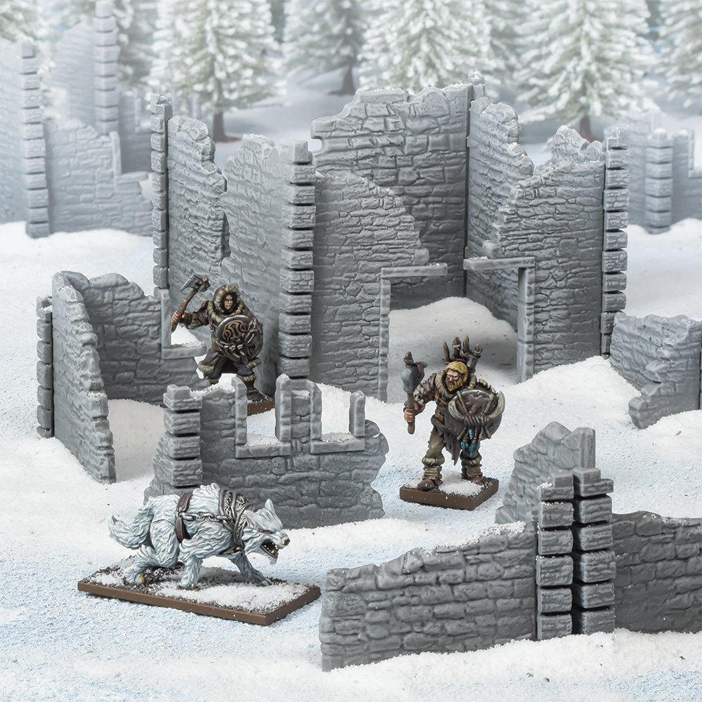 Fantasy Terrain: Ruined Walls Fantasy Terrain: Ruined Walls Colour Shot