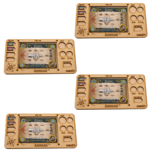 Armada MDF Ship Card Tray Four Pack (Mantic Direct)