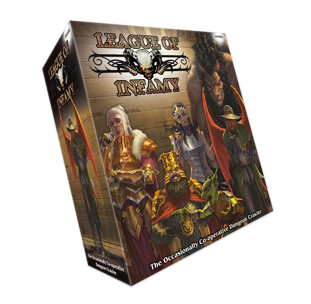 League of Infamy Retail box