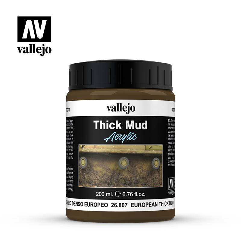 Vallejo European Thick Mud Weathering Effects 200ml Vallejo European Thick Mud Weathering Effects 200ml