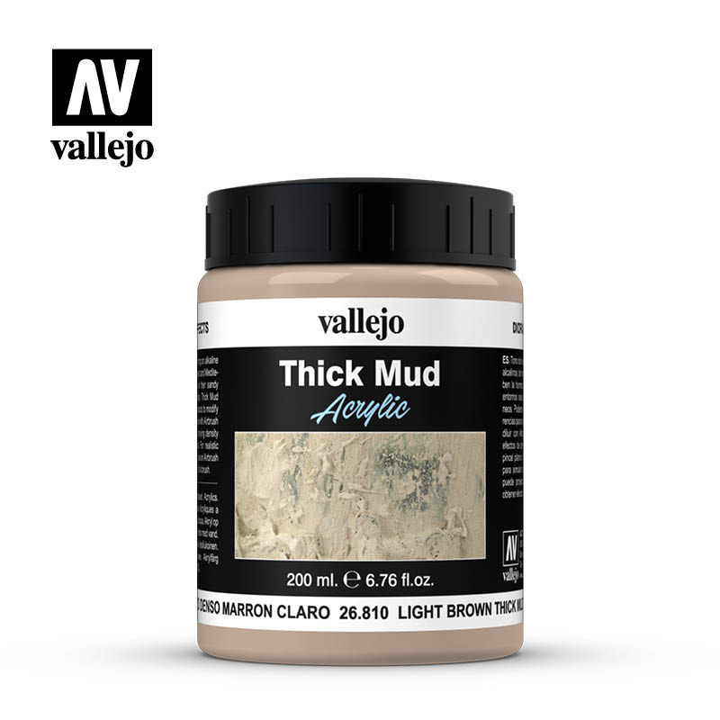 Light Brown Thick Mud Vallejo 200ml Light Brown Thick Mud Vallejo 200ml